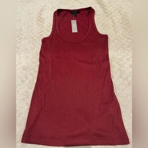 J Crew Women’s Favorite Tank Top - Maroon, size S